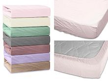 простыня на резинке cleo микросатин 180*200*25 180/049-ptr