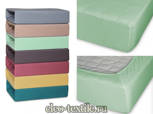 наволочки cleo трикотажные на молнии 70*70 (2шт.) 70/22