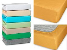 простыня cleo трикотажная на резинке 140*200*25 14/009-tp