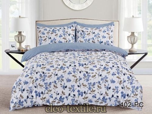 кпб cleo "pure cotton" двуспальный 20/402-pc