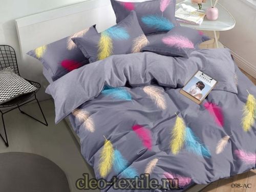 постельное белье cleo art color 15/098-ac 1.5 спальное