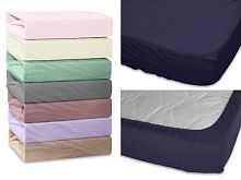 простыня на резинке cleo микросатин 160*200*25 160/047-ptr