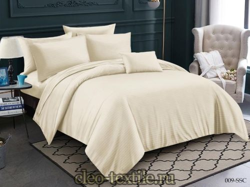 кпб cleo "stripe satin" двуспальный 22/009-ssc
