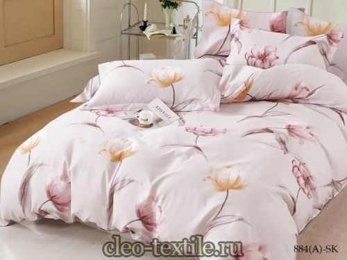 кпб cleo сатин двуспальный 20/884(a)-sln