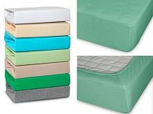 простыня cleo трикотажная на резинке 180*200*25 18/007-tp