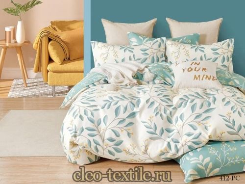 постельное белье cleo pure cotton 31/412-pc евро