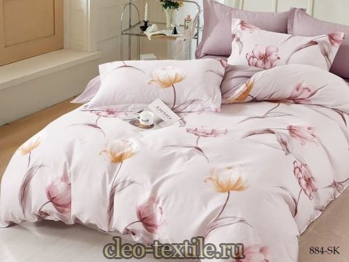 постельное белье cleo satin de' luxe 31/884-sk евро