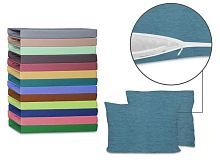 наволочки cleo трикотажные на молнии 70*70 (2шт.) 70/25