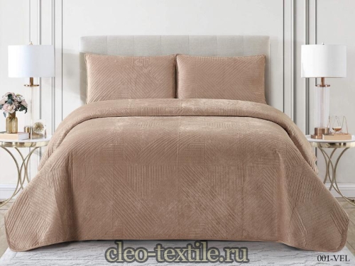 покрывало cleo "velluto" 230*250 230/001-vel фото в каталоге cleo-textile.ru