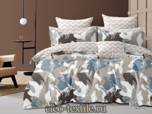 кпб cleo "satin lux" 1,5 спальный cl15/769-sl