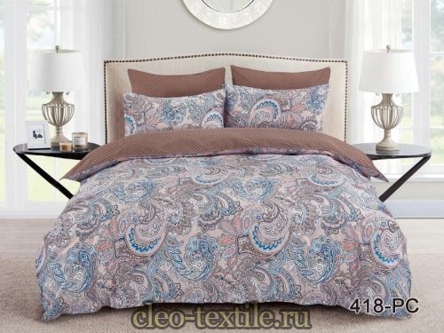 кпб cleo "pure cotton" двуспальный 20/418-pc