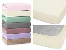 простыня на резинке cleo микросатин 140*200*25 140/010-ptr