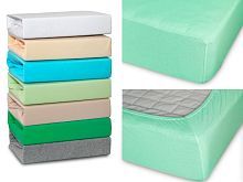 простыня cleo трикотажная на резинке 180*200*25 18/011-tp