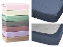 простыня на резинке cleo микросатин 160*200*25 160/023-ptr