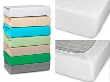 простыня cleo трикотажная на резинке 160*200*25 16/002-tp