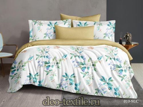 постельное белье cleo satin lux 31/010-sl евро