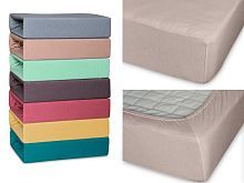 простыня cleo трикотажная на резинке 140*200*25 14/012-tp