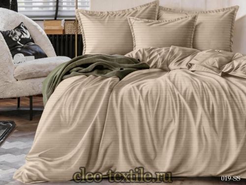кпб cleo "stripe satin" двуспальный 22/019-ssc
