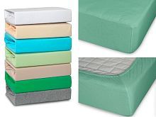 простыня cleo трикотажная на резинке 90*200*25 9/007-tp