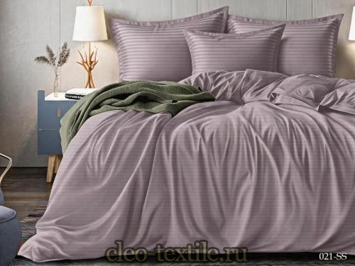постельное белье cleo stripe satin 16/021-ssc 1.5 спальное