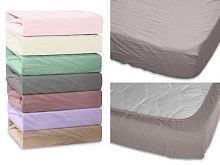 простыня на резинке cleo микросатин 140*200*25 140/046-ptr