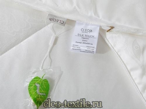 одеяло cleo silk touch 350 гр./м2 175*210 175/001-slt фото 5