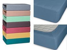 простыня cleo трикотажная на резинке 140*200*25 14/008-tp