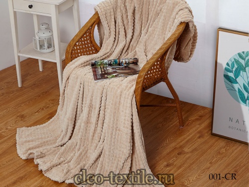 Плед Cleo "Carre" 180*200 180/001-CR