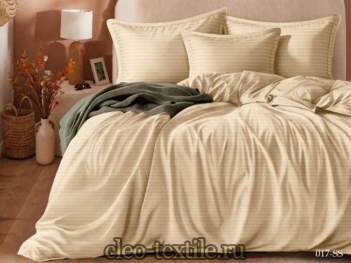 кпб cleo "stripe satin" двуспальный 22/017-ssc