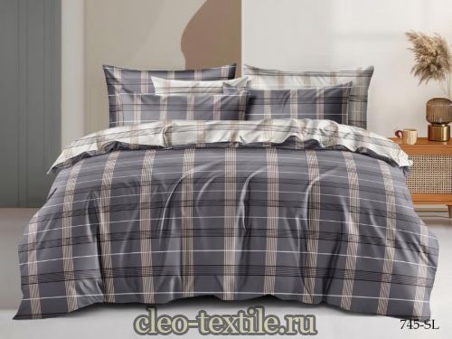 кпб cleo "satin lux" 1,5 спальный cl15/745-sl