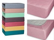 простыня cleo трикотажная на резинке 140*200*25 14/003-tp