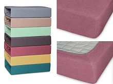 простыня cleo трикотажная на резинке 140*200*25 14/24