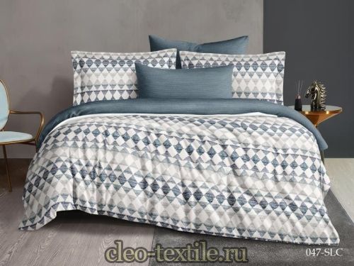 постельное белье cleo satin lux 31/047-sl евро