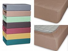 простыня cleo трикотажная на резинке 140*200*25 14/16