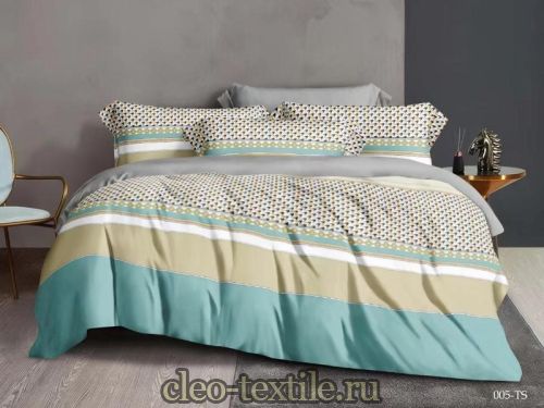 постельное белье cleo soft tencel 22/1005-ts двуспальное