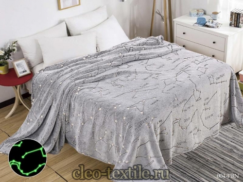 Плед Cleo «Bamboo Neon» 180*200 180/004-PBN